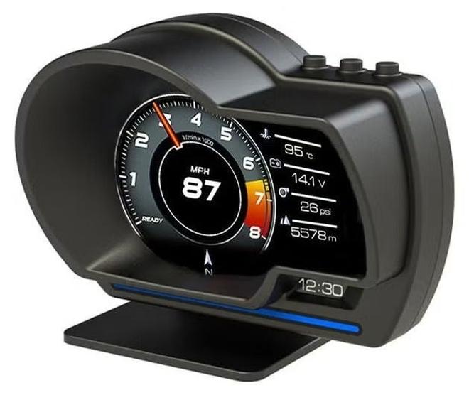 Car High Definition Headsup Display Speedometer