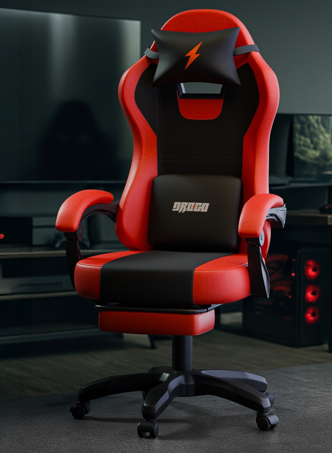 Aura Ergonomic Gaming Chair With Premium PU Leather…