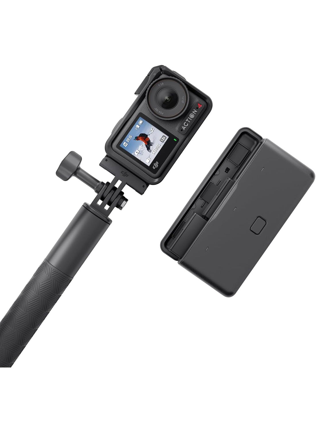 Compare Osmo Action 4 Adventure Combo  4K120fps Waterproof Camera With 11.3Inch Sensor 10Bit & DLog M Color Performance 155° Wide FOV With 3 Extra Batteries  UAE Version at KSA Price