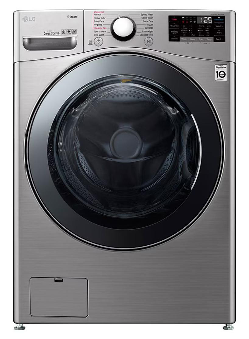 Compare 24Kg Front Load Washing Machine, Stainless Steel Colour, Steam™, 6 Motion DD Motor, ThinQ™ WiFi F0P3CYVDT Stainless Steel at KSA Price