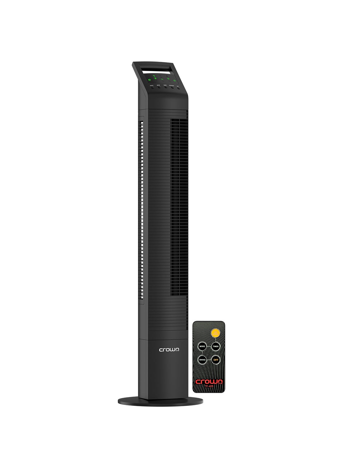 Compare 44Inch Portable Tower Fan, 3 Speed Settings, 3 Wind Modes, 80° Oscillation, LED Display, Remote Control, 8Hour Timer, Silent Operation ?58dB, EnergyEfficient Cooling, 65W TF409 Black at KSA Price