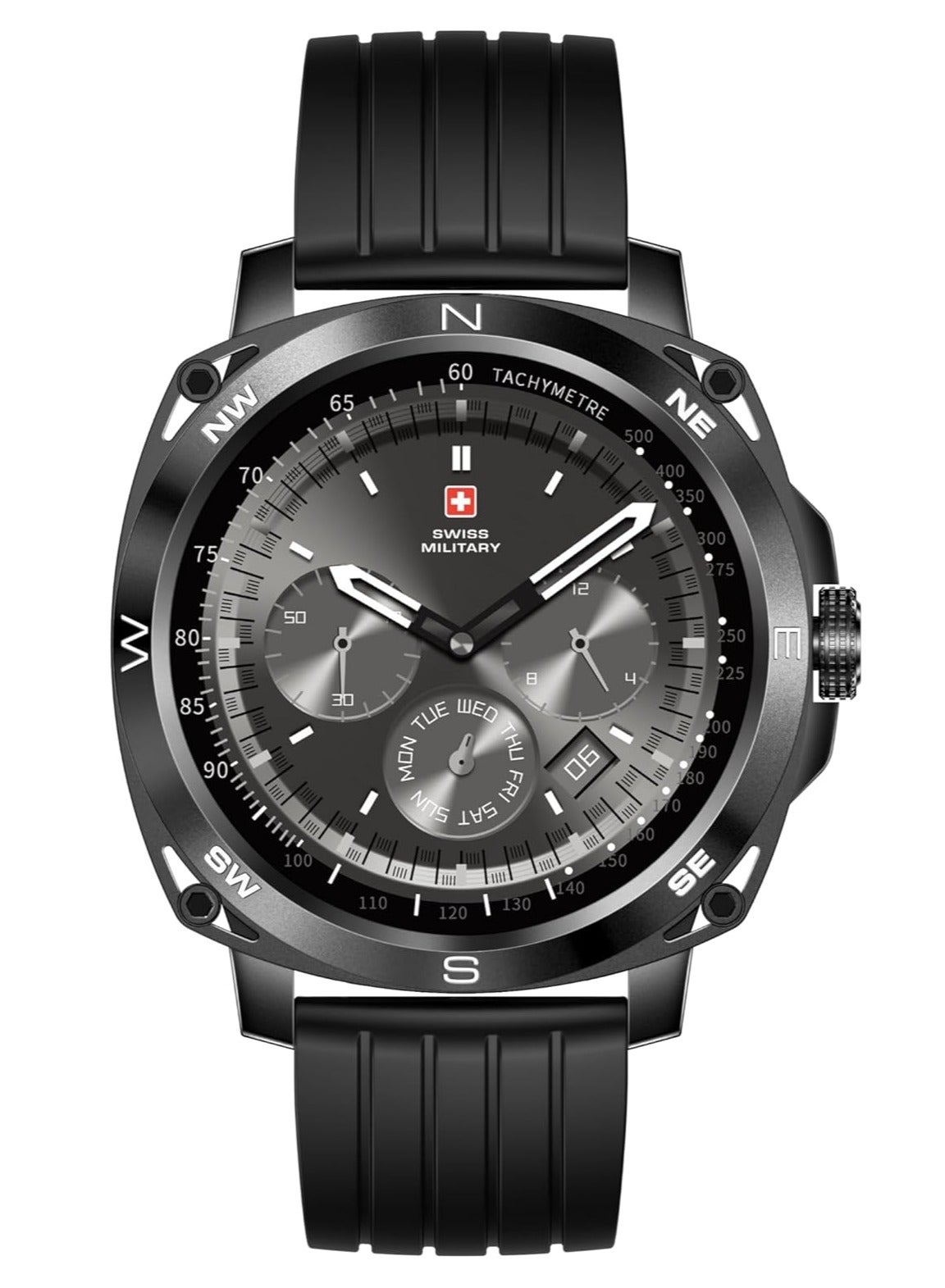 Compare Dom 4 Smartwatch  1.43 Inch Amoled, Call Features, Multi Language, Heart RateBPOxygen Level Monitoring, Wireless Charging, 57 Days Battery Life,IP67, Compatibility: iOSAndroid Black at KSA Price