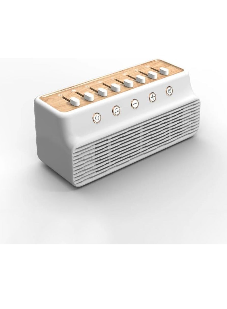 Compare Sleep Sound Machine with Bluetooth Speaker, White Noise Machine, Rechargeable Battery Headphone Jack, DIY 255+ Mixer for Adults at KSA Price