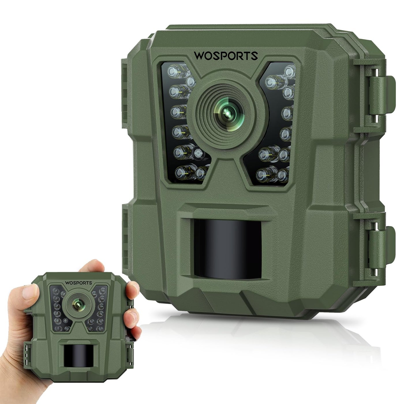 WOSPORTS Mini Trail Camera 24MP 1080P HD Game Camera…