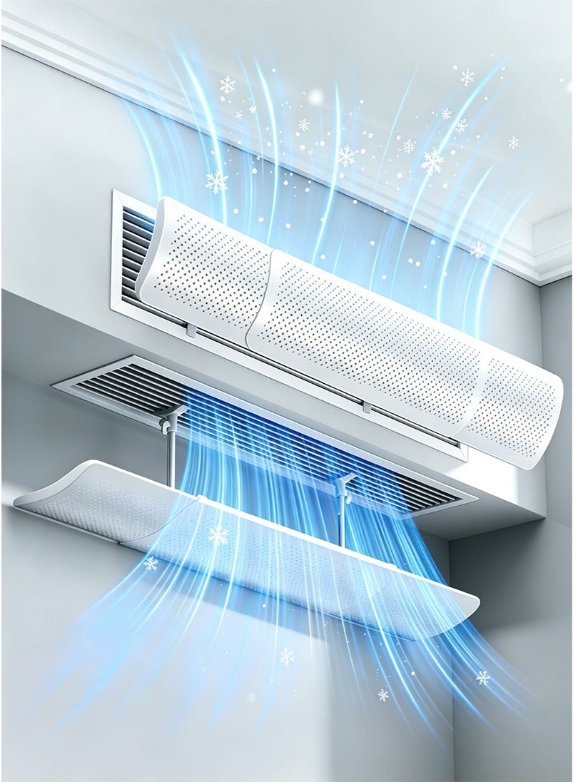 Adjustable Air Conditioner Deflector with Activated…
