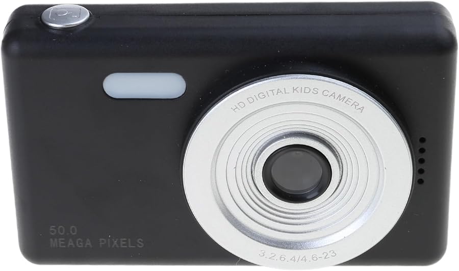 Black Digital Camera 4K Portable Pocket Camera…