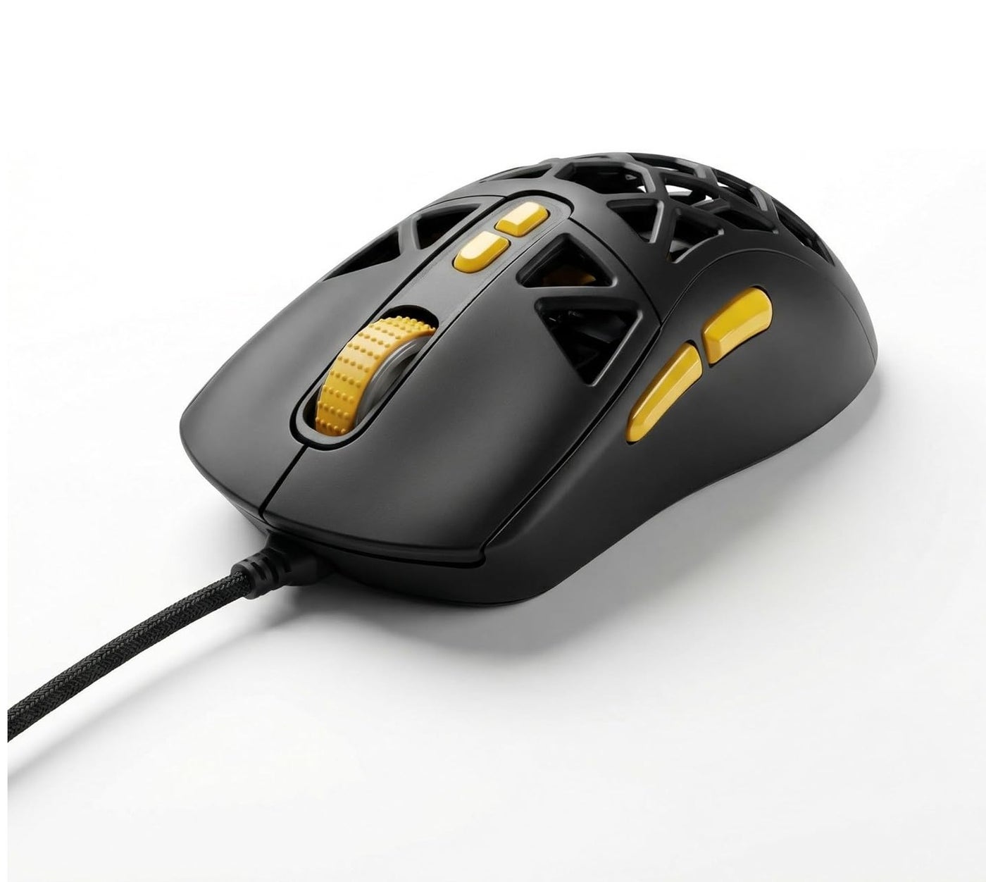 Compare CROWNYX CGM150 Wired RGB Gaming Mouse – Adjustable 13800 DPI, Ergonomic Lightweight Design,7 Programmable Buttons, UltraFast USB, Durable Switches, RGB Lighting, PC & Laptop Gaming Mouse at KSA Price