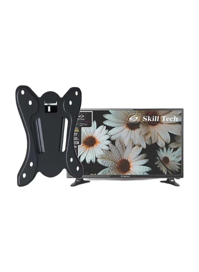 Compare SK2410N 24 HD Ready LED TV, 1366x768, 60Hz, Wide Viewing Angle, HDMIUSB + SH 10T Fixed TV Wall Mount Bracket for 1332 Screens, VESA 100x100, Ultra Slim 15mm, Max Load 15kg – Black at KSA Price