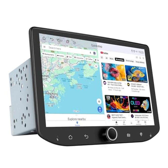 Compare Android 13 Double Din Car Stereo With Carplay & Android Auto, 8 Inch Car Radio 1280 X 800P Head Unit 4Gb+64Gb With Bluetooth, Volume Knob, MirrorLink, AmFm RadioJyUtd80N4B at KSA Price