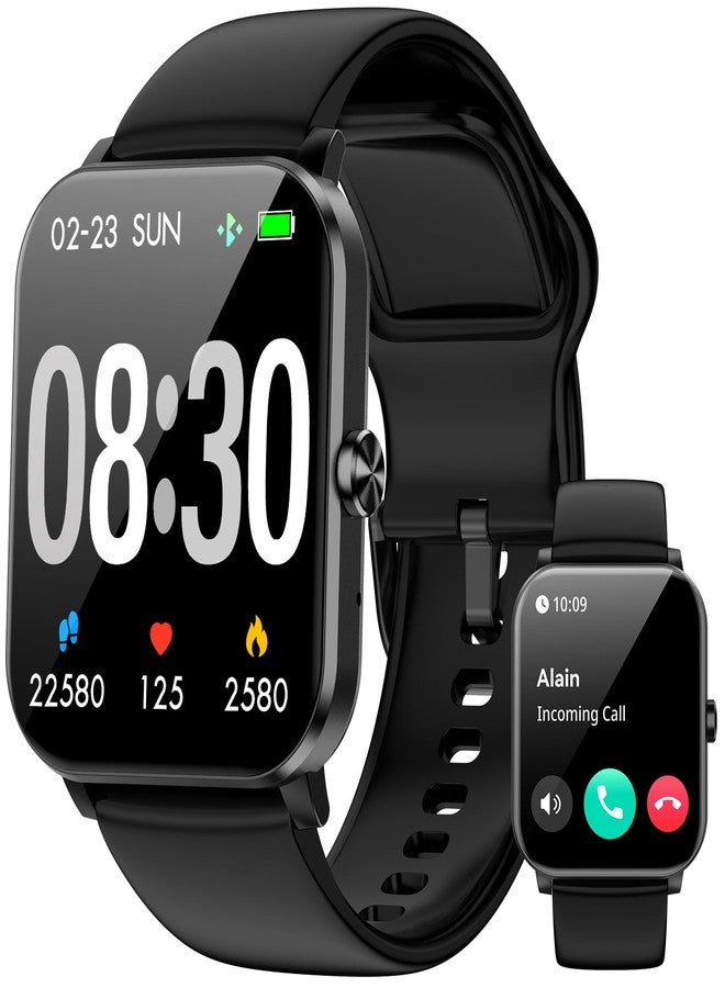 Compare Smart Watch, Smartwatches for Men Women, 1.85 HD Fitness Tracker AnswerMake Calls, 120+ Sport Modes, Heart RateSleep Monitor, IP68 Waterproof Fitness Watch, Smartwatch for Android iOS Black at KSA Price