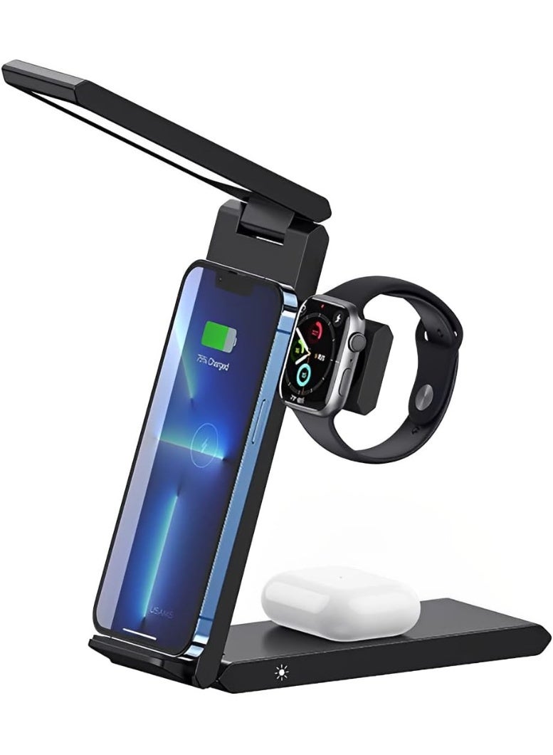 CD181 15W 3in1 Folding Wireless Charging Stand…