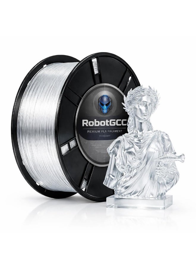 Compare PLA Crystal Clear 3D Printer Filament 1.75mm Ultra Transparent High Precision Printing Material Smooth Extrusion Low Warping Durable PLA Filament for Decorative Models Engineering Prototypes Lighting Designs and Creative Manufacturing at KSA Price