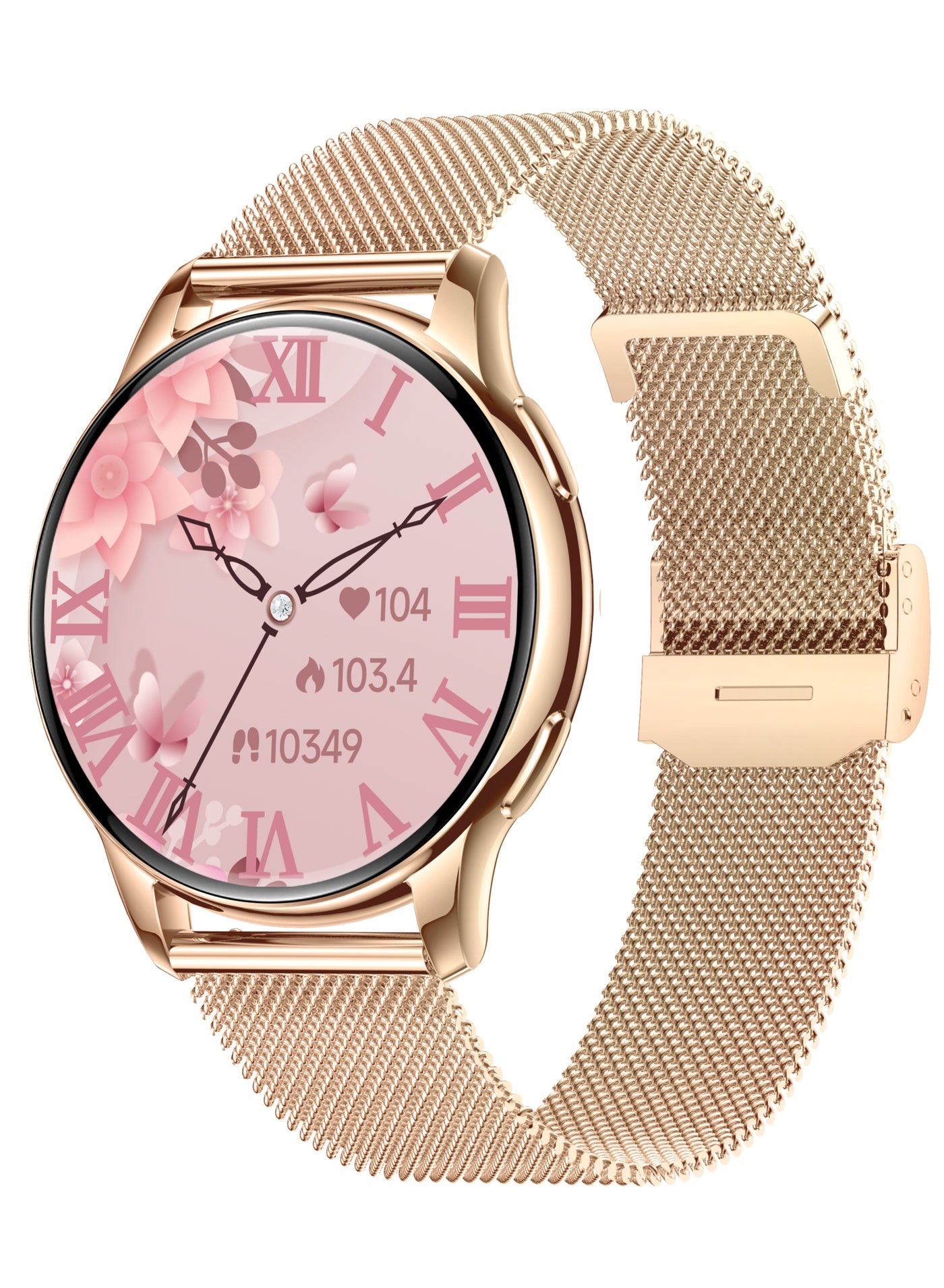 Compare Queen Smart Watch For Women With AMOLED Always On Display Bluetooth Calling Waterproof Fitness Watches For Android iOS Gold at KSA Price