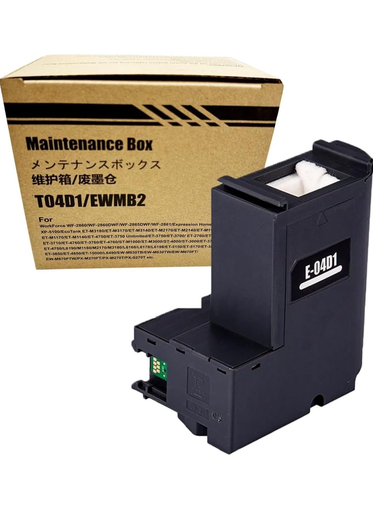 Compare T04D1 Maintenance Box T04D1 Ink Waste Tank for Epson L6190 L6160 L6170 L6260 L6270 L6290 M1140 M2140 M3170 Printer at KSA Price