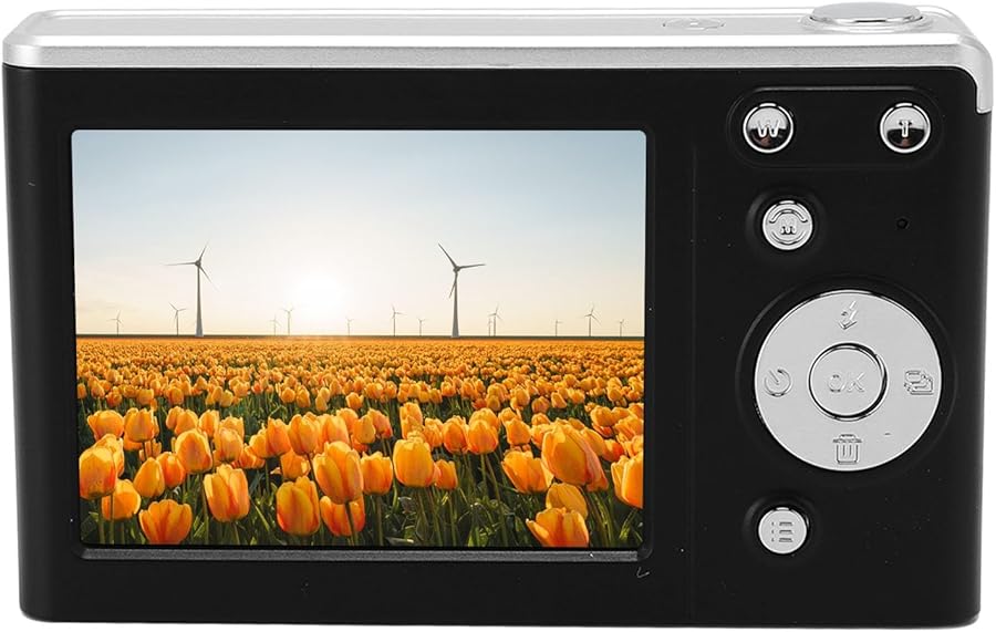 Black 50MP AF Autofocus 4K Compact Camera with…
