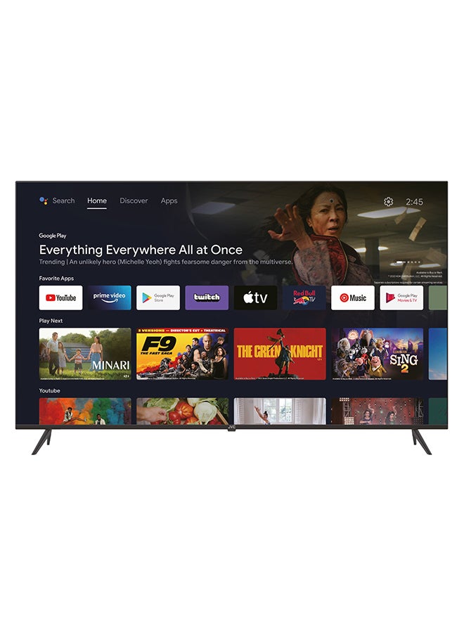 Compare 55 Inch Edgeless 4k UHD Official Google Android TV with Dolby Audio , Bluetooth , Chromecast Built In , “OK Google” Voice Remote Control , DVB T2S2 Receiver Included LT55N7115A Black at KSA Price