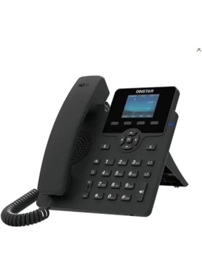 Compare DINSTAR C62UP Color Screen IP Phone with POE & Without Adapter at KSA Price
