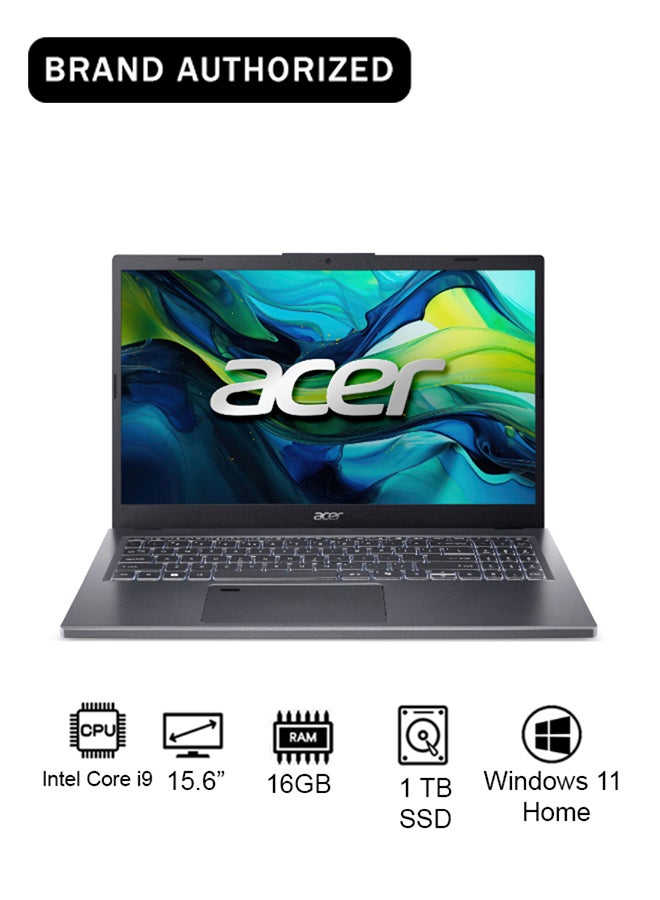 Compare Aspire A15 Laptop 13th Gen Intel Core i913900H 14 Cores Upto 5.40GHz16GB LPDDR5 RAM1TB SSD StorageIntel Iris XE Graphics15.6 FHD IPS SlimBezel displayWin11 HomeWiFi6EBacklit KBFingerPrint EnglishArabic Steel Gray at KSA Price