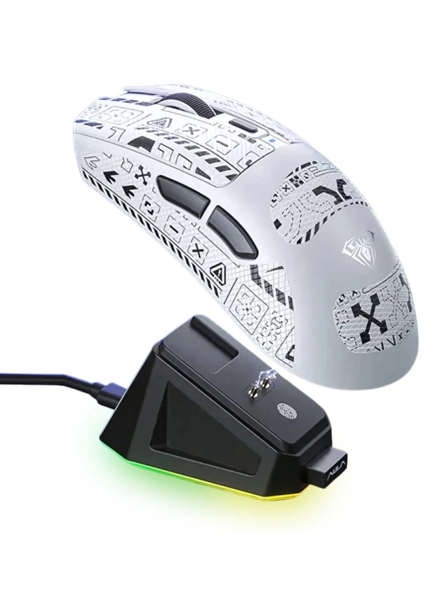 Compare SC380 Pro TriMode Wireless Gaming Mouse – 55?g UltraLight Esports Mouse with 3311 Sensor, Wired  2.4?GHz  BT, 500?mAh Battery, RGB Lighting & Charging Dock for PC & Laptop at KSA Price