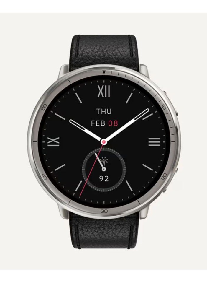 Compare Active 2 Premium Smart Watch 44mm – AMOLED Display, 10Day Battery, GPS, 160+ Sports Modes, Heart Rate & Sleep Tracker, Waterproof – 2 Straps Leather + Silicone at KSA Price