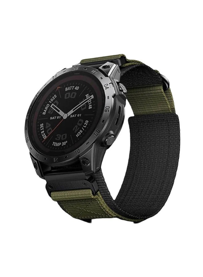 Rugged Nylon Quick-Fit Watch Bands for Garmin Fenix…