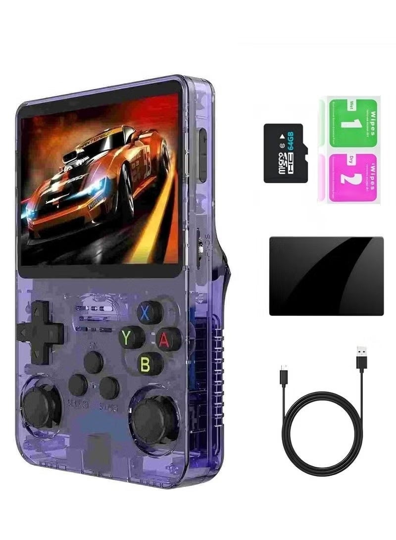 Handheld Game Console, 3.5 Inch IPS Screen Open…