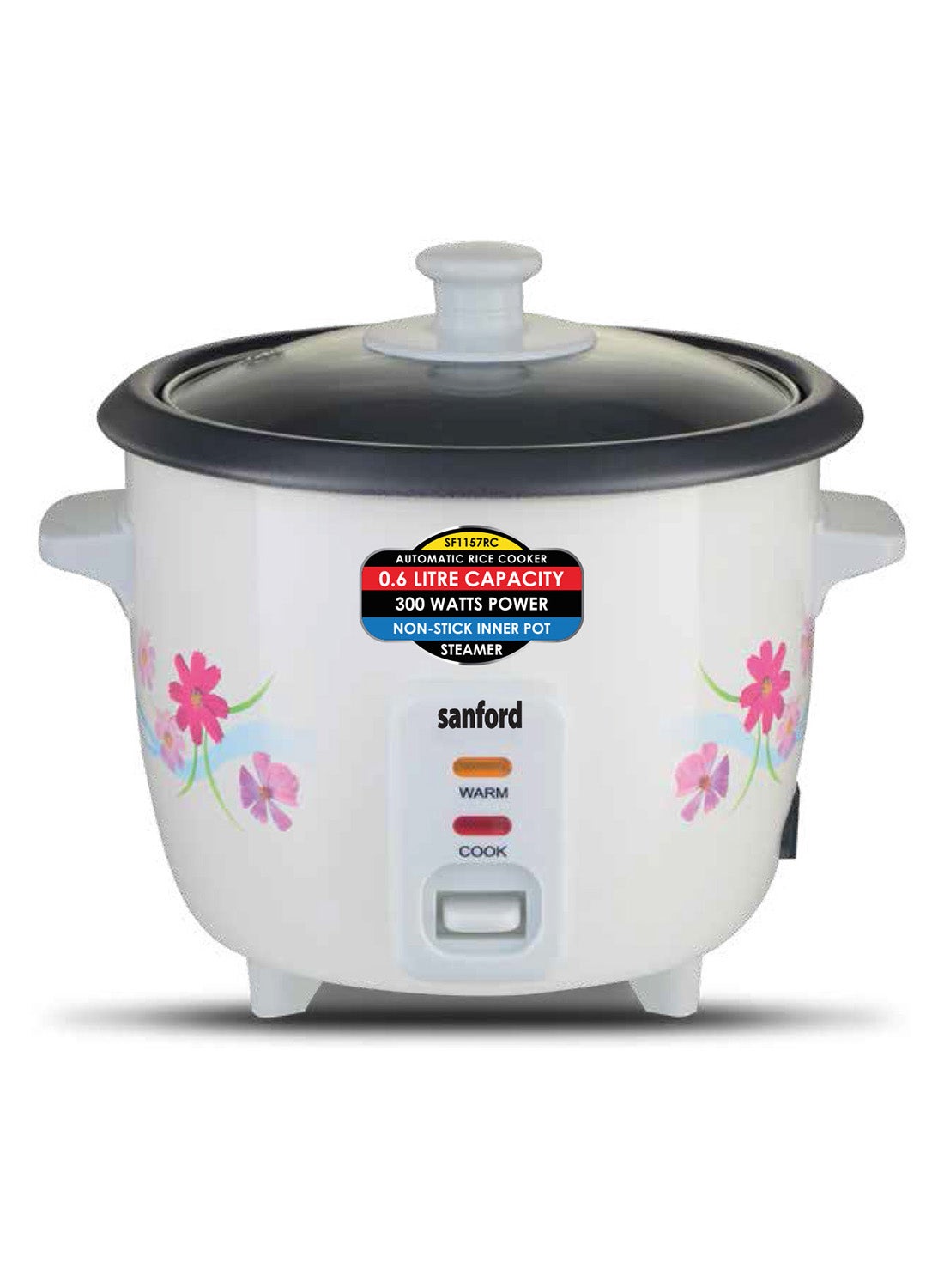Compare RICE COOKER 0.6 L 300 W SF1157RC0.6L BS Multicolour at KSA Price
