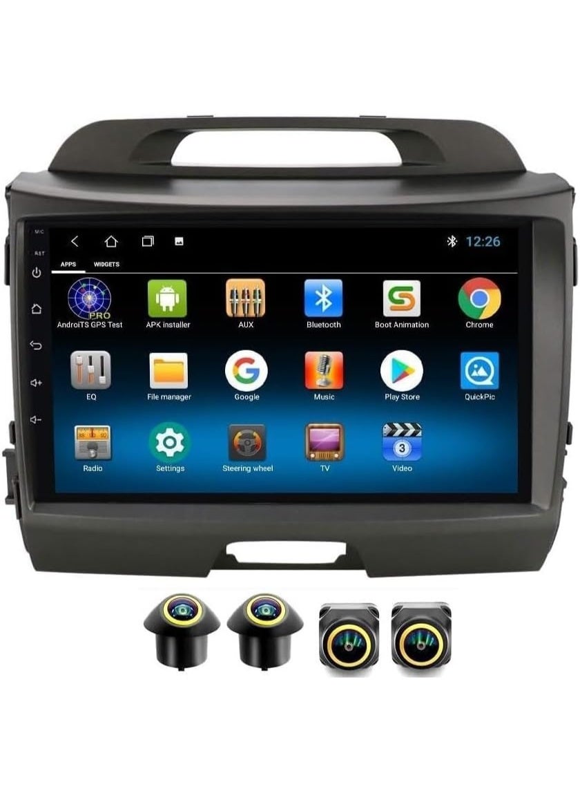 Compare Android Car Stereo for Kia Sportage 20102016 4GB RAM 64GB ROM Support Carplay, MLink WiFi BT, Radio GPS, 9 Inch IPS.QLED, Screen with 360D Camera Included at KSA Price