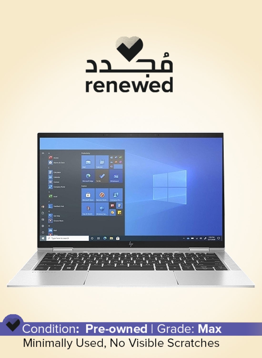 Compare Renewed  EliteBook x360 1030 G8 Laptop With 13.3Inch Full HD Display,Core i7 ProcessorQuad Core11th Gen16GB RAM256GB SSDWindows 10 Pro EnglishArabic silver at KSA Price