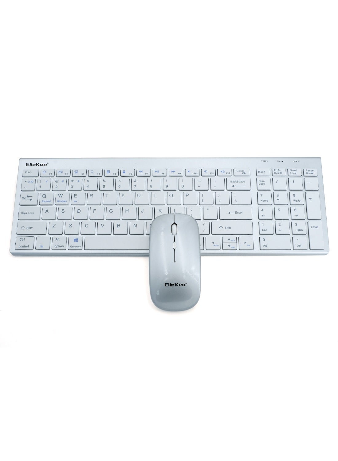 Wireless Keyboard Mouse Combo,Compact Full Size Wireless…
