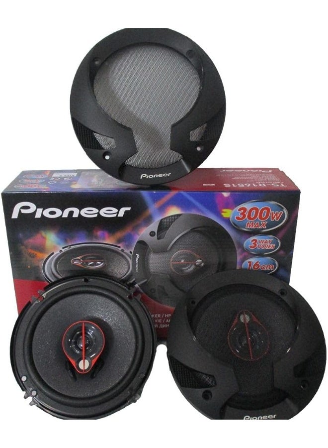 Compare Pioneer 3Way Round Car Speaker Set Model: TSR1651S 300 Watt 16cm, 4 Ohm Made in Vietnam at KSA Price