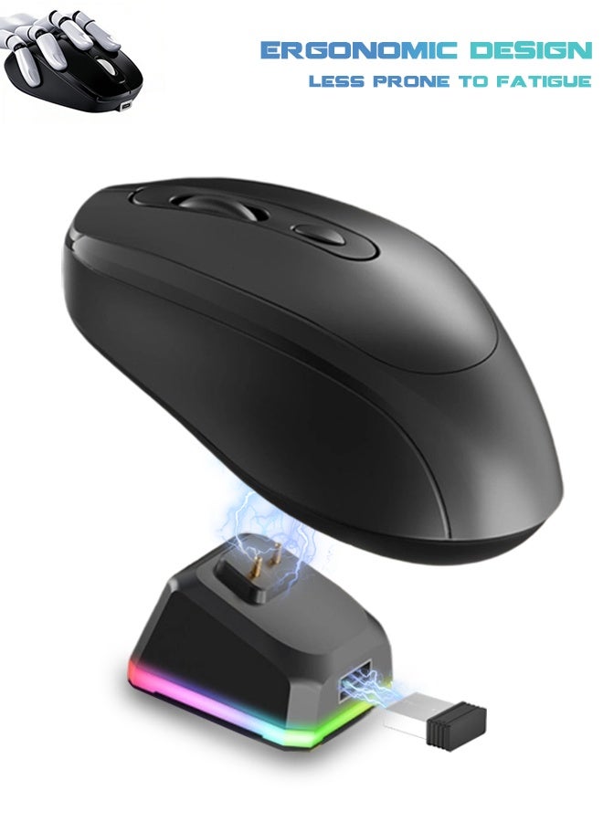 Lightweight Wireless Gaming Mouse with RGB Charging…