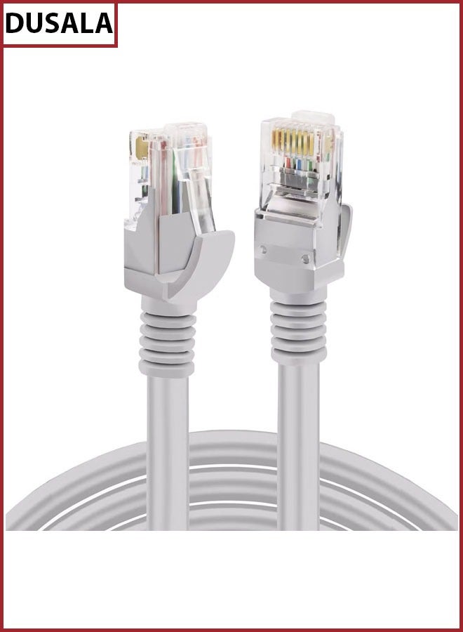 Compare High Speed RJ45 cat6 Ethernet Patch Cable LAN Cable Compatible for PS4PS3, Nintendo Switch, Raspberry Pi 4, Smart TV, Computer, Modem, Router, 50 Meter Grey at KSA Price