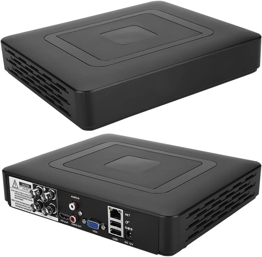 Compare 4Channel Video Recorder 4CH Security CCTV AHDCVITVIDVRNVR 5in1 Camera Realtime Video Recorder Home Surveillance Camera System KitBlack at KSA Price