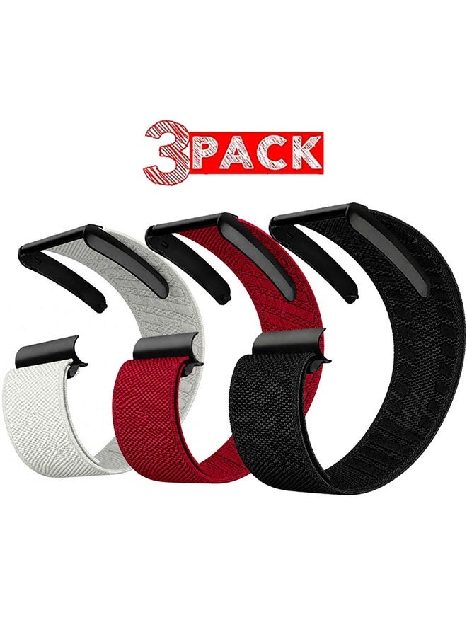 3 PACK Whoop 5.0 Nylon Band, Adjustable Stretch…