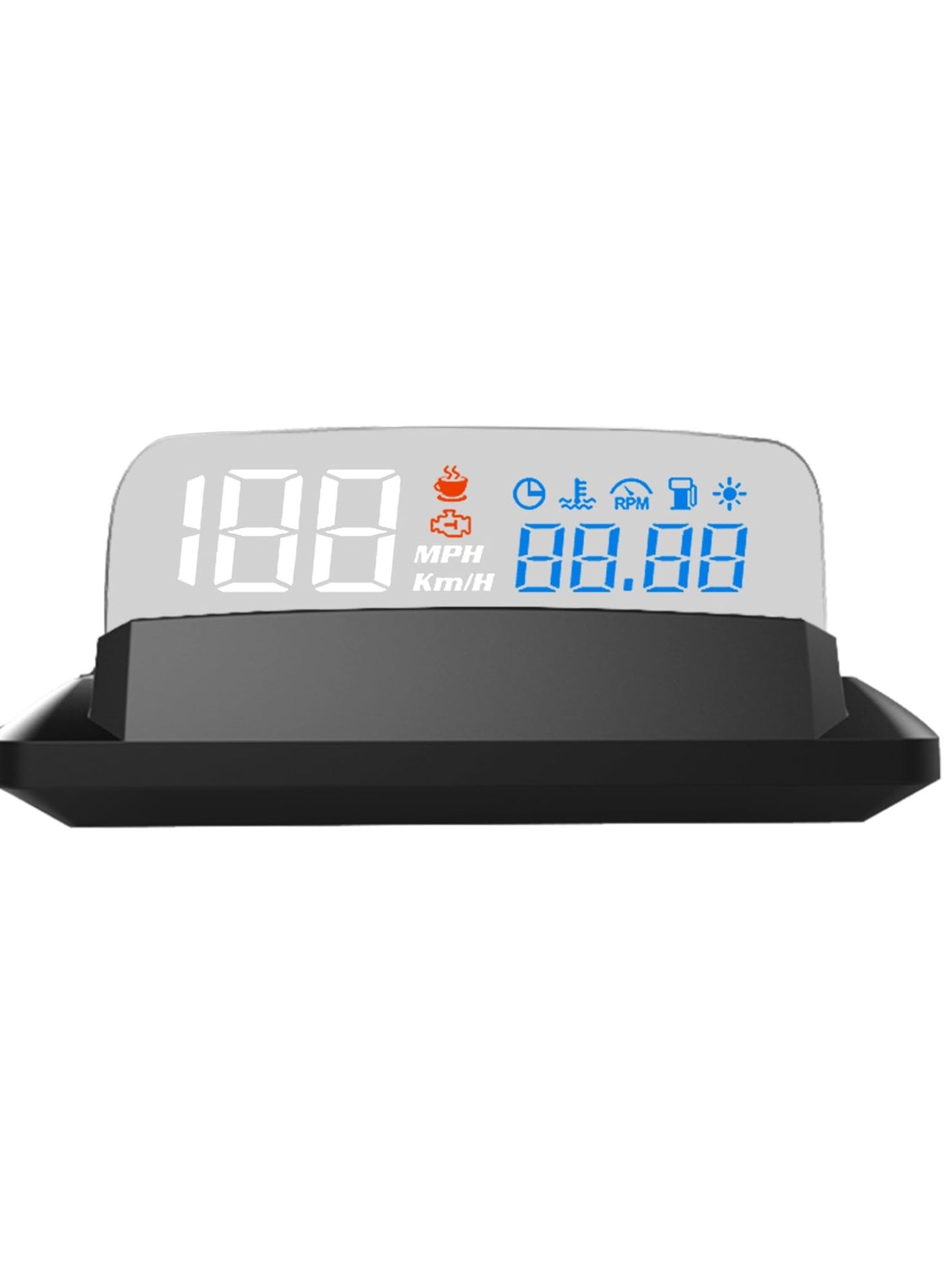 Compare Car Head Up Display, OBD2 + GPS Dual System, Digital Speedometer KMH MPH, Mirror Speed Projector, OverSpeed Alarm, Fatigue Driving Warning at KSA Price