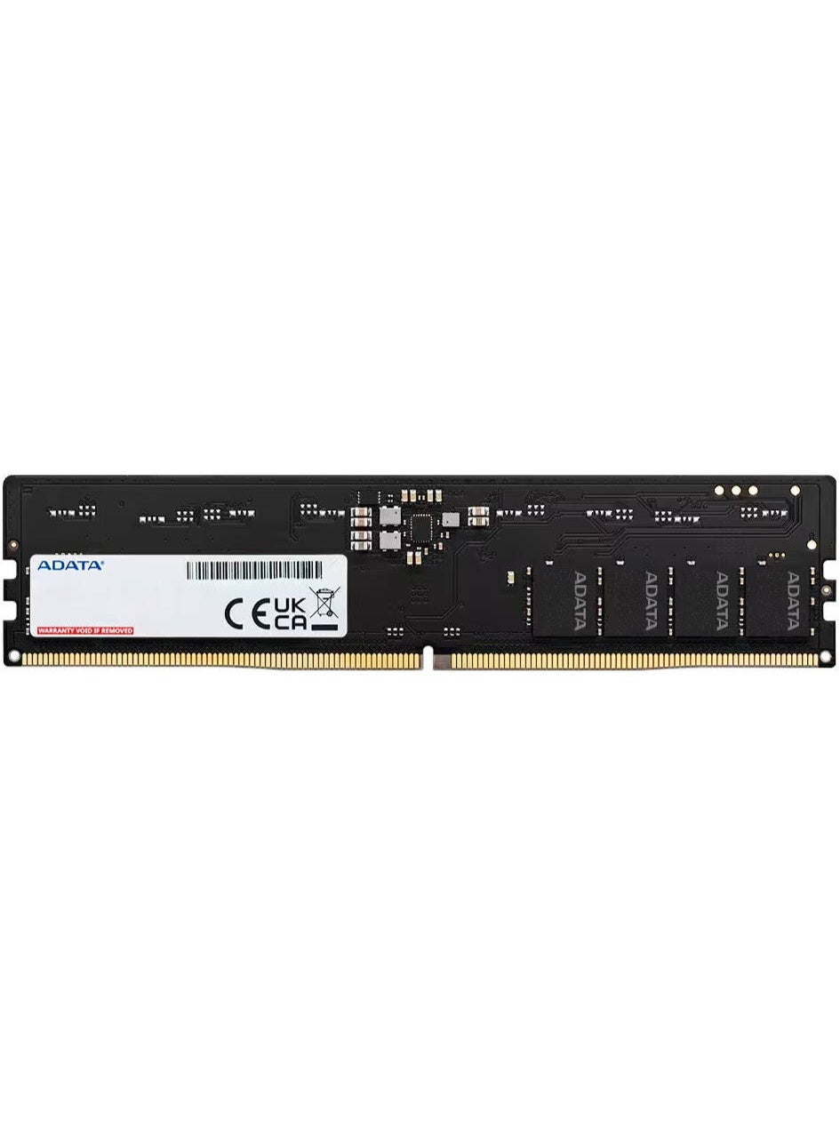 Compare Adata DDR5 UDIMM Desktop Memory Module, 16GB Capacity, 5600 MHz Memory Speed, 1.1 Voltage, OnDie Error | AD5U560016GS at KSA Price