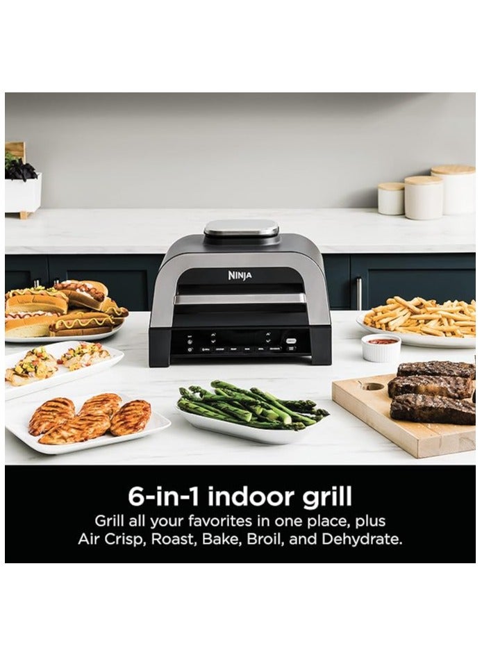 Compare Foodi Smart XL 6in1 Indoor Grill With Air Fry, Roast, Bake, Broil, And Dehydrate, Foodi Smart Thermometer, 2nd Generation, 3.8 L 1760 W DG551ME BlackSilver at KSA Price