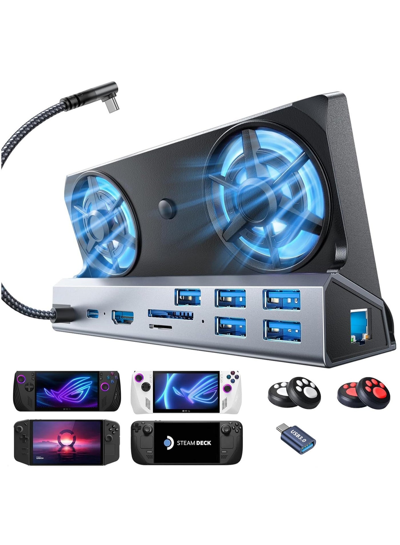 10-IN-1 Docking Station for Steam Deck OLED&ROG…