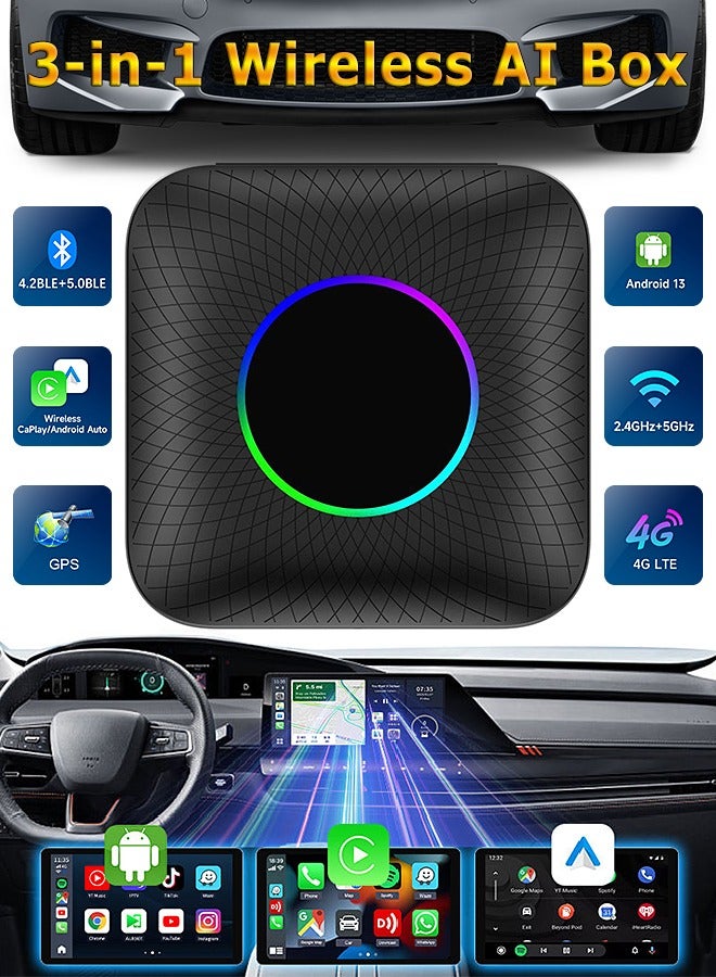 Wireless CarPlay Box - Wireless Android Auto…