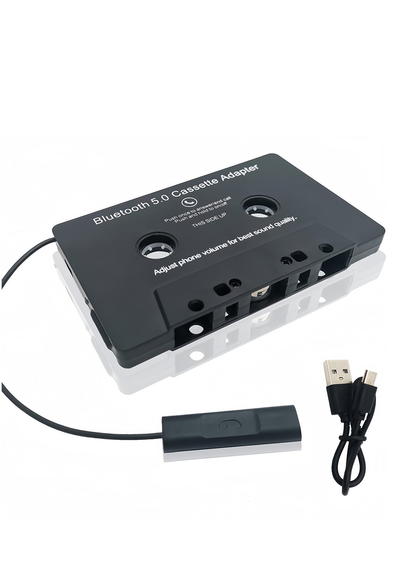 Compare BT Cassette Adapter, Black at KSA Price