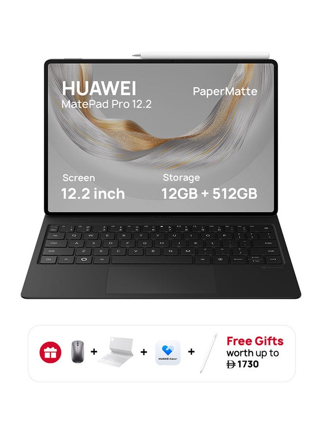 MatePad Pro 12.2-Inch PaperMatte Tablet Black 12GB…