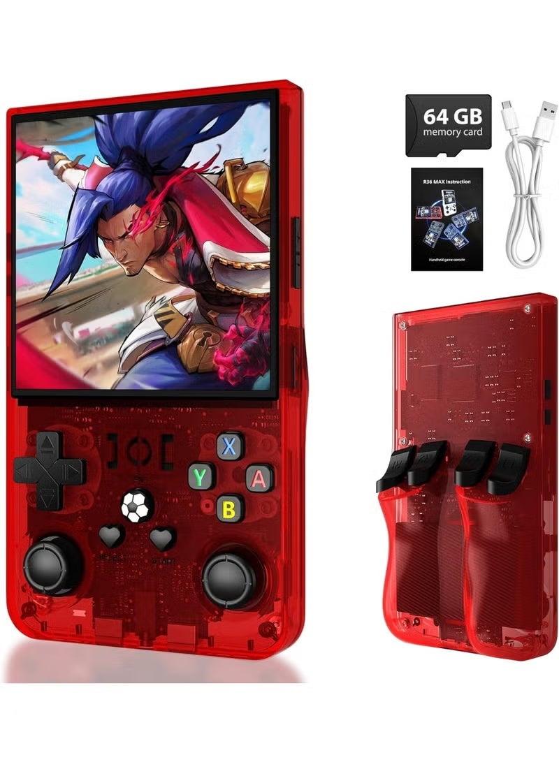 R36 Max Game Console 4 Inch Full IPS Screen…