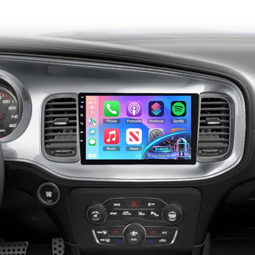 Compare 2G64G 9 inch Screen for Dodge Charger Radio 2011 2012 2013 2014 Android CarPlay Car Stereo Wireless Car PlayAndroid AutoEQ AudioBluetoothSWC at KSA Price