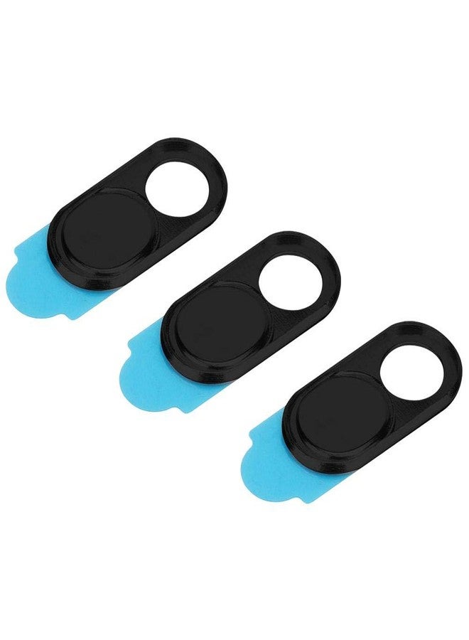 Compare ASHATA 3pcs Metal Camera Lens, Ultra Thin Camera Cover Webcam Cover Blocker Slider for Smartphone Tablet Desktop LaptopBlack at KSA Price
