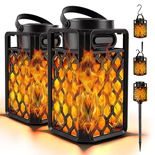 Outdoor Bluetooth Speakers Led Flame Torch Lantern…