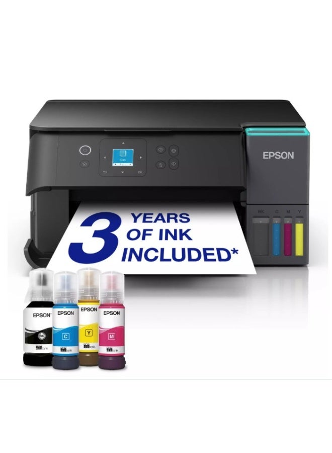 Compare EcoTank L4360 A4 WiFi Duplex AllinOne Ink Tank Printer, 1 Year Warranty Black at KSA Price
