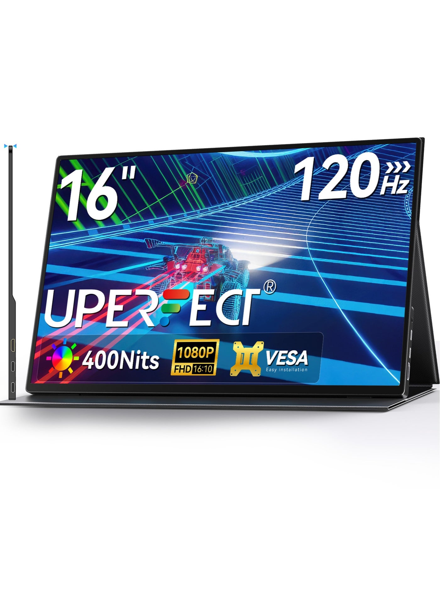 UPERFECT Portable Monitor 16 Inch 120Hz 1920*1200…