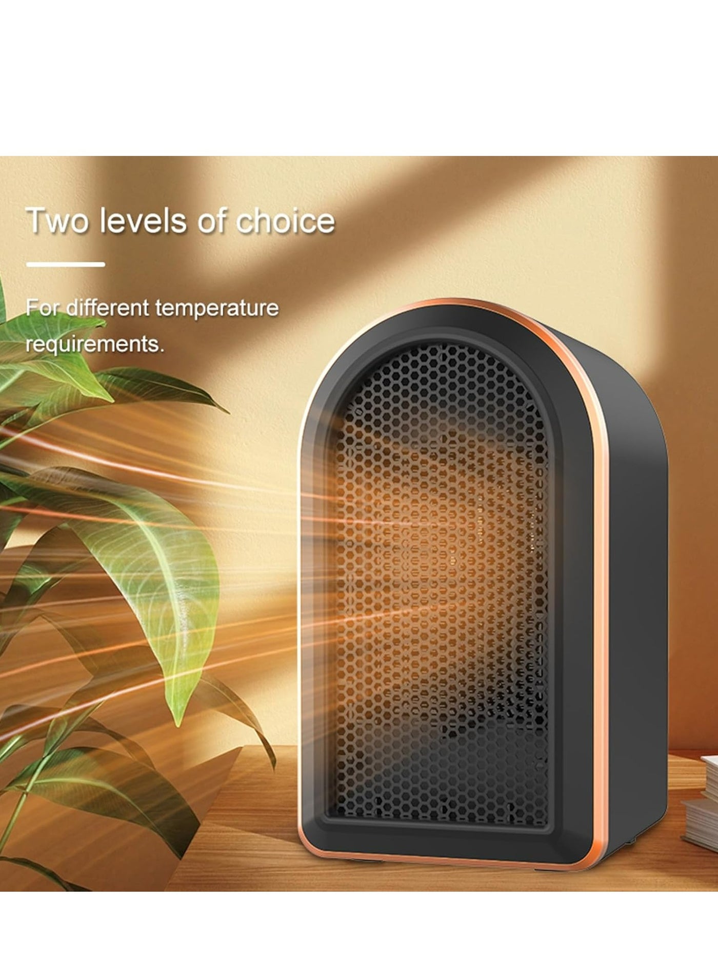 Compare Electric Fan Heater, Electric Heater,Compact Small Warmer, Thermostat Fast Heating Ultra Quiet Small Safe Space Heater for Office Home Room?Black? at KSA Price