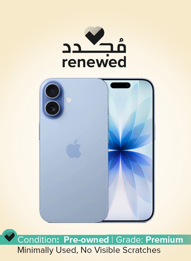 Renewed - iPhone 17 256GB Mist Blue 5G (eSim…